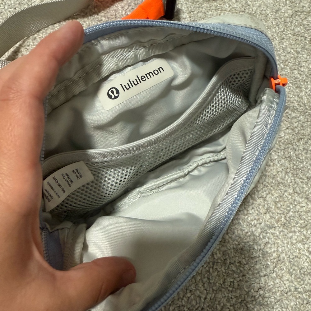 Lululemon Athletica Blue and Orange Bag